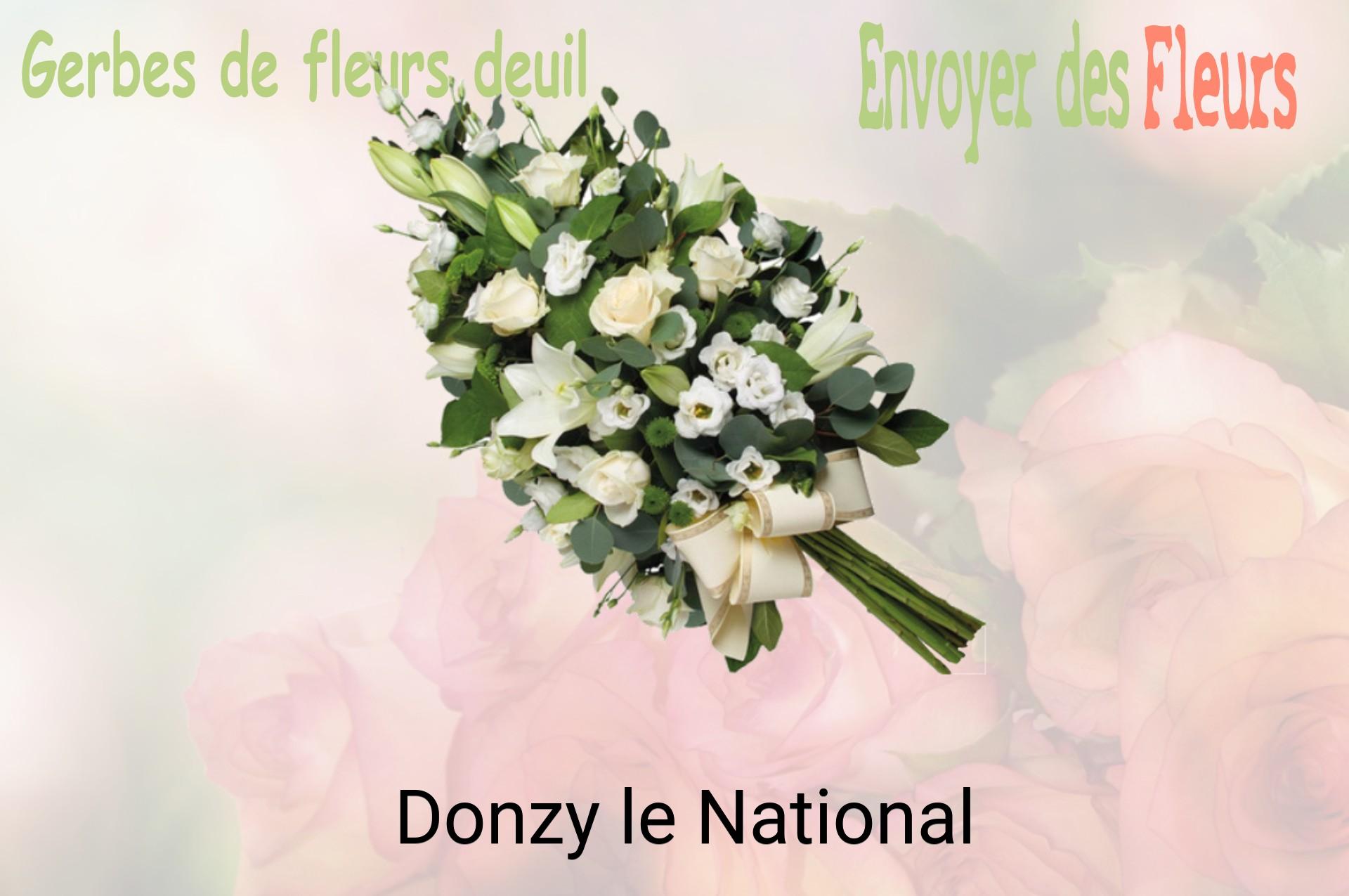 Gerbe de fleurs de deuil livrée à Donzy-le-National